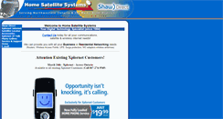 Desktop Screenshot of homesatellitesystems.com